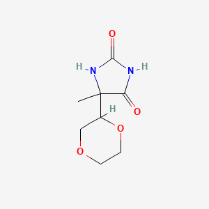 5-(1,4-Dioxan-2-yl)-5-methylimidazolidine-2,4-dione