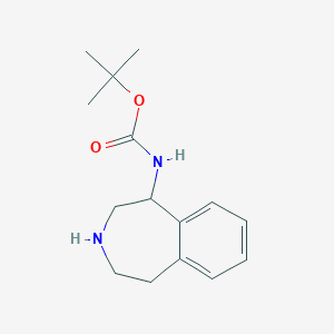 Tert-butyl N-(2,3,4,5-tetrahydro-1H-3-benzazepin-5-yl)carbamate