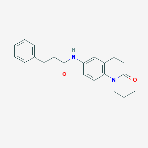 N-(1-isobutyl-2-oxo-1,2,3,4-tetrahydro-6-quinolinyl)-3-phenylpropanamide
