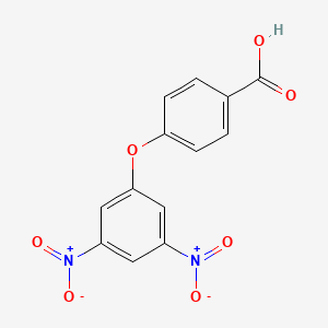 molecular formula C13H8N2O7 B2648175 4-(3,5-Dinitrophenoxy)benzoic acid CAS No. 168839-42-7