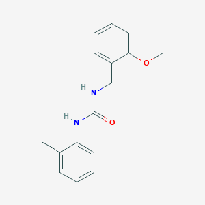 molecular formula C16H18N2O2 B2648176 1-[(2-甲氧基苯基)甲基]-3-(2-甲基苯基)脲 CAS No. 904147-05-3