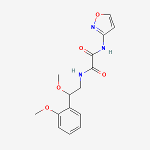 molecular formula C15H17N3O5 B2648189 N1-(isoxazol-3-yl)-N2-(2-methoxy-2-(2-methoxyphenyl)ethyl)oxalamide CAS No. 1798543-72-2