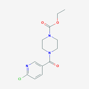 Ethyl 4-(6-chloronicotinoyl)piperazine-1-carboxylate