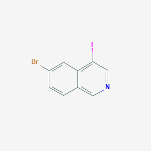 6-Bromo-4-iodoisoquinoline