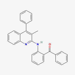 N-(2-benzoylphenyl)-3-methyl-4-phenylquinolin-2-amine