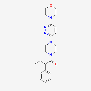 1-(4-(6-Morpholinopyridazin-3-yl)piperazin-1-yl)-2-phenylbutan-1-one