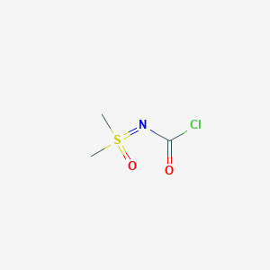 molecular formula C3H6ClNO2S B2648234 N-[dimethyl(oxo)-lambda6-sulfanylidene]carbamoyl chloride CAS No. 1934421-30-3