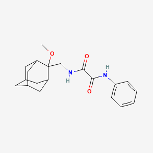 N1-(((1R,3S,5r,7r)-2-methoxyadamantan-2-yl)methyl)-N2-phenyloxalamide