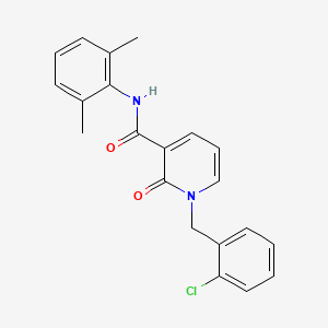 molecular formula C21H19ClN2O2 B2648258 1-(2-氯苄基)-N-(2,6-二甲苯基)-2-氧代-1,2-二氢吡啶-3-甲酰胺 CAS No. 1005298-59-8