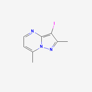3-Iodo-2,7-dimethylpyrazolo[1,5-a]pyrimidine