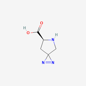 molecular formula C5H7N3O2 B2648284 H-L-Photo-Proline*HCl CAS No. 1675206-55-9