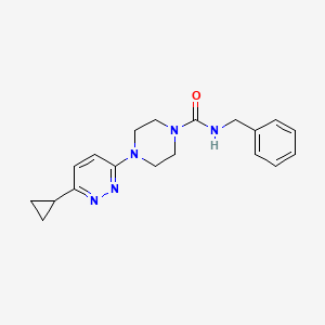 N-benzyl-4-(6-cyclopropylpyridazin-3-yl)piperazine-1-carboxamide