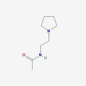 molecular formula C8H16N2O B2648347 N-[2-(pyrrolidin-1-yl)ethyl]acetamide CAS No. 116773-81-0
