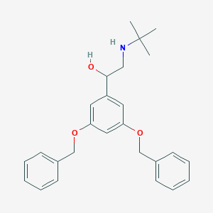 molecular formula C26H31NO3 B026484 3,5-二苄氧基特布他林 CAS No. 28924-25-6