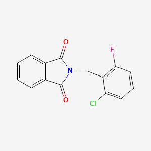 molecular formula C15H9ClFNO2 B2648421 2-(2-氯-6-氟苄基)异吲哚啉-1,3-二酮 CAS No. 693798-03-7