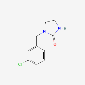 molecular formula C10H11ClN2O B2648441 1-(3-Chlorobenzyl)imidazolidin-2-one CAS No. 896683-64-0
