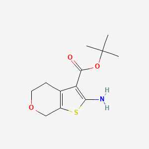 2-Amino-4,7-dihydro-5H-thieno[2,3-c]pyran-3-carboxylic acid tert-butyl ester