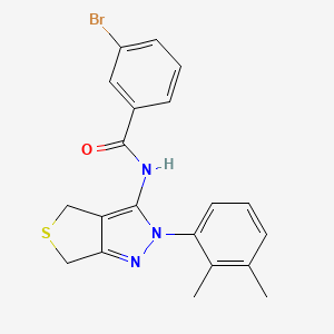 3-bromo-N-(2-(2,3-dimethylphenyl)-4,6-dihydro-2H-thieno[3,4-c]pyrazol-3-yl)benzamide