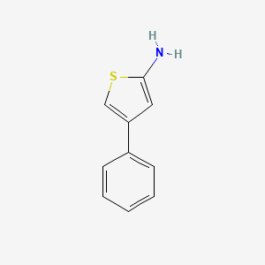 molecular formula C10H9NS B2648473 4-Phenylthiophen-2-amine CAS No. 67637-83-6