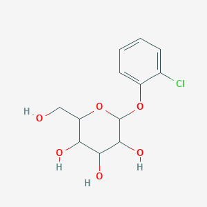 molecular formula C12H15ClO6 B2648503 2-(2-Chlorophenoxy)-6-(hydroxymethyl)oxane-3,4,5-triol CAS No. 1093407-49-8