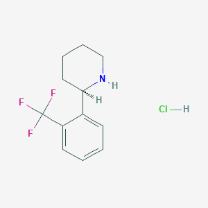 (R)-2-(2-(Trifluoromethyl)phenyl)piperidine hydrochloride