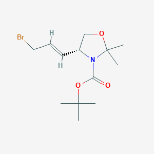 (R)-tert-Butyl 4-(3-bromoprop-1-en-1-yl)-2,2-dimethyloxazolidine-3-carboxylate