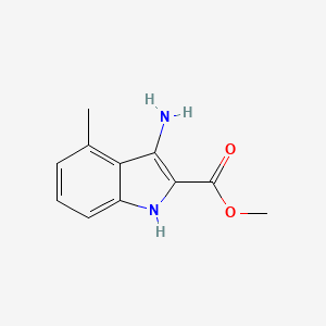 methyl 3-amino-4-methyl-1H-indole-2-carboxylate