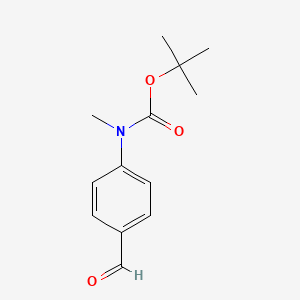 molecular formula C13H17NO3 B2648552 4-(N-Boc-N-methylamino)-benzaldehyde CAS No. 780821-17-2