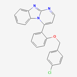 4-{2-[(4-Chlorobenzyl)oxy]phenyl}pyrimido[1,2-a][1,3]benzimidazole