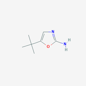 molecular formula C7H12N2O B2648642 5-(tert-Butyl)oxazol-2-amine CAS No. 33124-07-1