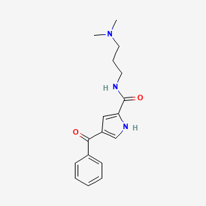 molecular formula C17H21N3O2 B2648651 4-苯甲酰基-N-[3-(二甲氨基)丙基]-1H-吡咯-2-甲酰胺 CAS No. 477889-30-8