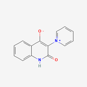 molecular formula C14H10N2O2 B2648660 2-Oxo-3-pyridinium-1-yl-1,2-dihydroquinolin-4-olate CAS No. 86795-60-0