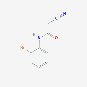 molecular formula C9H7BrN2O B2648704 N-(2-溴苯基)-2-氰基乙酰胺 CAS No. 80277-87-8
