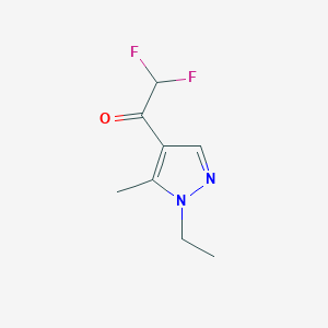 1-(1-ethyl-5-methyl-1H-pyrazol-4-yl)-2,2-difluoroethanone
