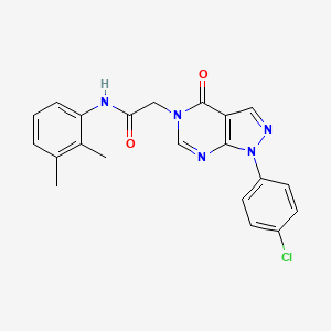 2-[1-(4-chlorophenyl)-4-oxo-1H,4H,5H-pyrazolo[3,4-d]pyrimidin-5-yl]-N-(2,3-dimethylphenyl)acetamide