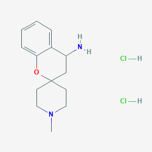 1'-Methyl-3,4-dihydrospiro[1-benzopyran-2,4'-piperidine]-4-amine dihydrochloride