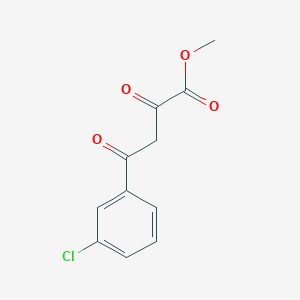 molecular formula C11H9ClO4 B2648762 4-(3-氯苯基)-2,4-二氧代丁酸甲酯 CAS No. 501653-40-3