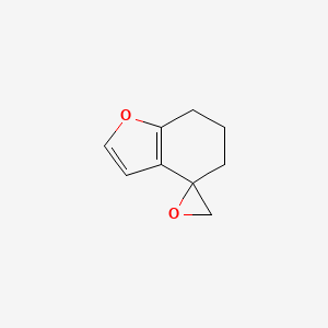 molecular formula C9H10O2 B2648802 Spiro[6,7-dihydro-5H-1-benzofuran-4,2'-oxirane] CAS No. 2248347-50-2