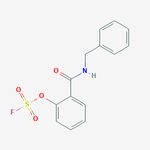 1-(Benzylcarbamoyl)-2-fluorosulfonyloxybenzene