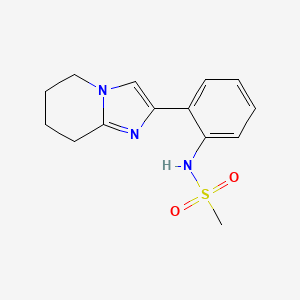 N-(2-(5,6,7,8-tetrahydroimidazo[1,2-a]pyridin-2-yl)phenyl)methanesulfonamide