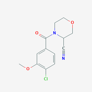 4-(4-Chloro-3-methoxybenzoyl)morpholine-3-carbonitrile