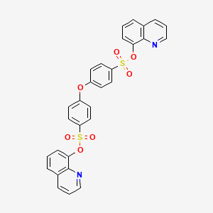 Quinolin-8-yl 4-{4-[(quinolin-8-yloxy)sulfonyl]phenoxy}benzene-1-sulfonate
