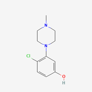4-Chloro-3-(4-methylpiperazin-1-yl)phenol