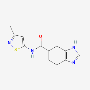 N-(3-methylisothiazol-5-yl)-4,5,6,7-tetrahydro-1H-benzo[d]imidazole-5-carboxamide
