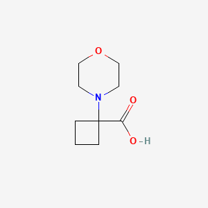 1-(Morpholin-4-yl)cyclobutane-1-carboxylic acid