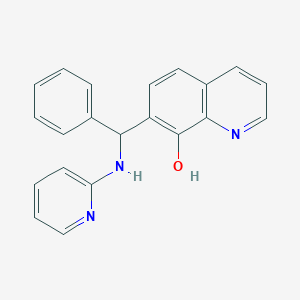 7-[Phenyl(pyridin-2-ylamino)methyl]quinolin-8-ol