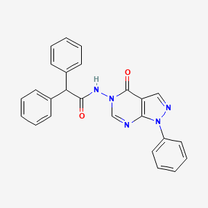 N-(4-oxo-1-phenyl-1H-pyrazolo[3,4-d]pyrimidin-5(4H)-yl)-2,2-diphenylacetamide