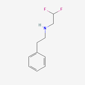 (2,2-Difluoroethyl)(2-phenylethyl)amine