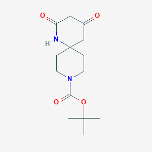 Tert-Butyl 2,4-Dioxo-1,9-Diazaspiro[5.5]Undecane-9-Carboxylate