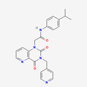 2-(2,4-dioxo-3-(pyridin-4-ylmethyl)-3,4-dihydropyrido[3,2-d]pyrimidin-1(2H)-yl)-N-(4-isopropylphenyl)acetamide